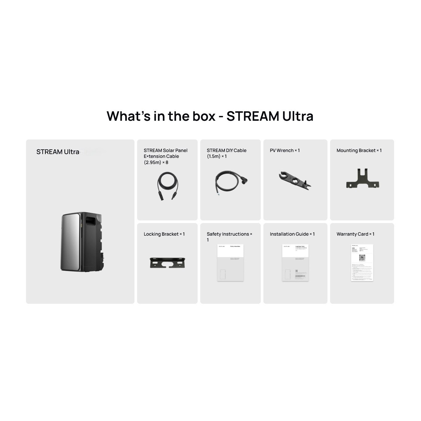 EcoFlow STREAM Ultra - 2KWh Battery - 2000W PV Input - Max AC Output 2300W — Buy in Cyprus with Fast Delivery