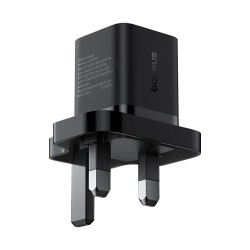 Buy Baseus Charger Wall 30W USB-C UK MINI GaN5 Black - Wall UK 30W USB-C MINI Ga... in Cyprus, Nicosia, Limassol, Larnaka, Pafos