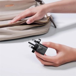 Buy Baseus Charger Wall 30W USB-C UK MINI GaN5 Black - Wall UK 30W USB-C MINI Ga... in Cyprus, Nicosia, Limassol, Larnaka, Pafos