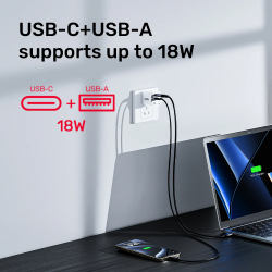 Buy Unitek 33W Wall Charger USB-C PD & QC 3.0 UK - P1125AWH - White in Cyprus, Nicosia, Limassol, Larnaka, Pafos