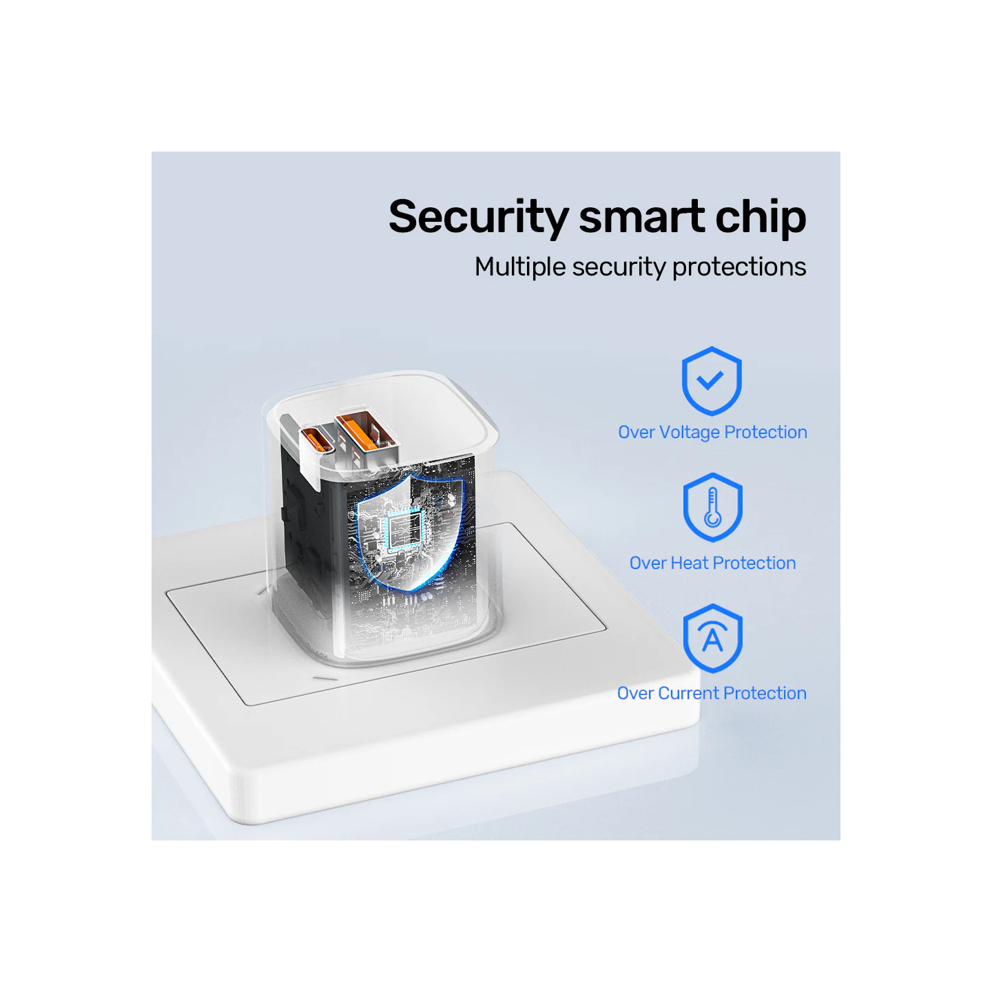 Unitek 33W Wall Charger USB-C PD & QC 3.0 UK - P1125AWH - White — Buy in Cyprus with Fast Delivery