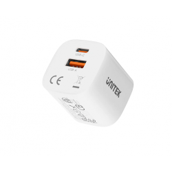 Buy Unitek 33W Wall Charger USB-C PD & QC 3.0 UK - P1125AWH - White in Cyprus, Nicosia, Limassol, Larnaka, Pafos