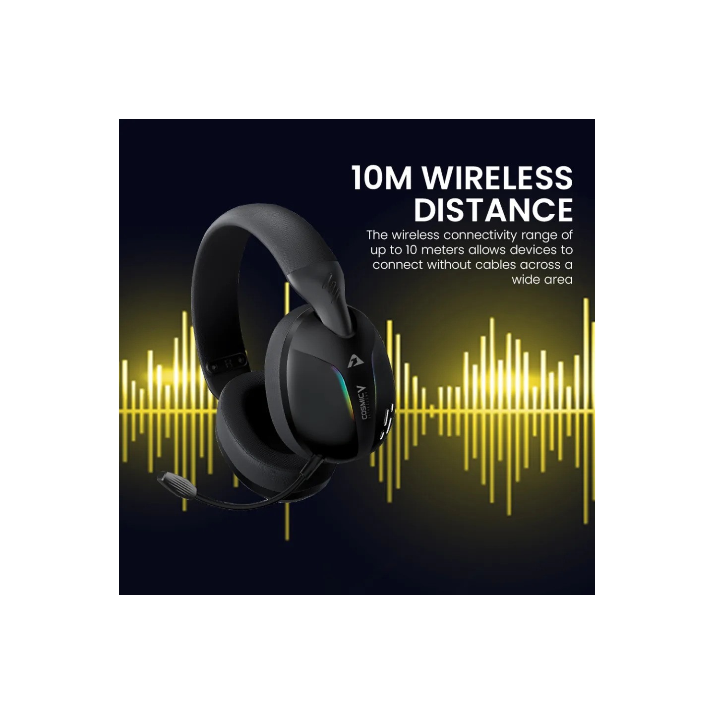 Armaggeddon Cosmic V Wireless Gaming Headset - Bluetooth 5.4 2.4GHz USB (Boxed) — Buy in Cyprus with Fast Delivery