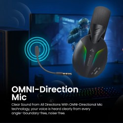 Armaggeddon Cosmic V Wireless Gaming Headset - Bluetooth 5.4 2.4GHz USB (Boxed) — Buy in Cyprus with Fast Delivery