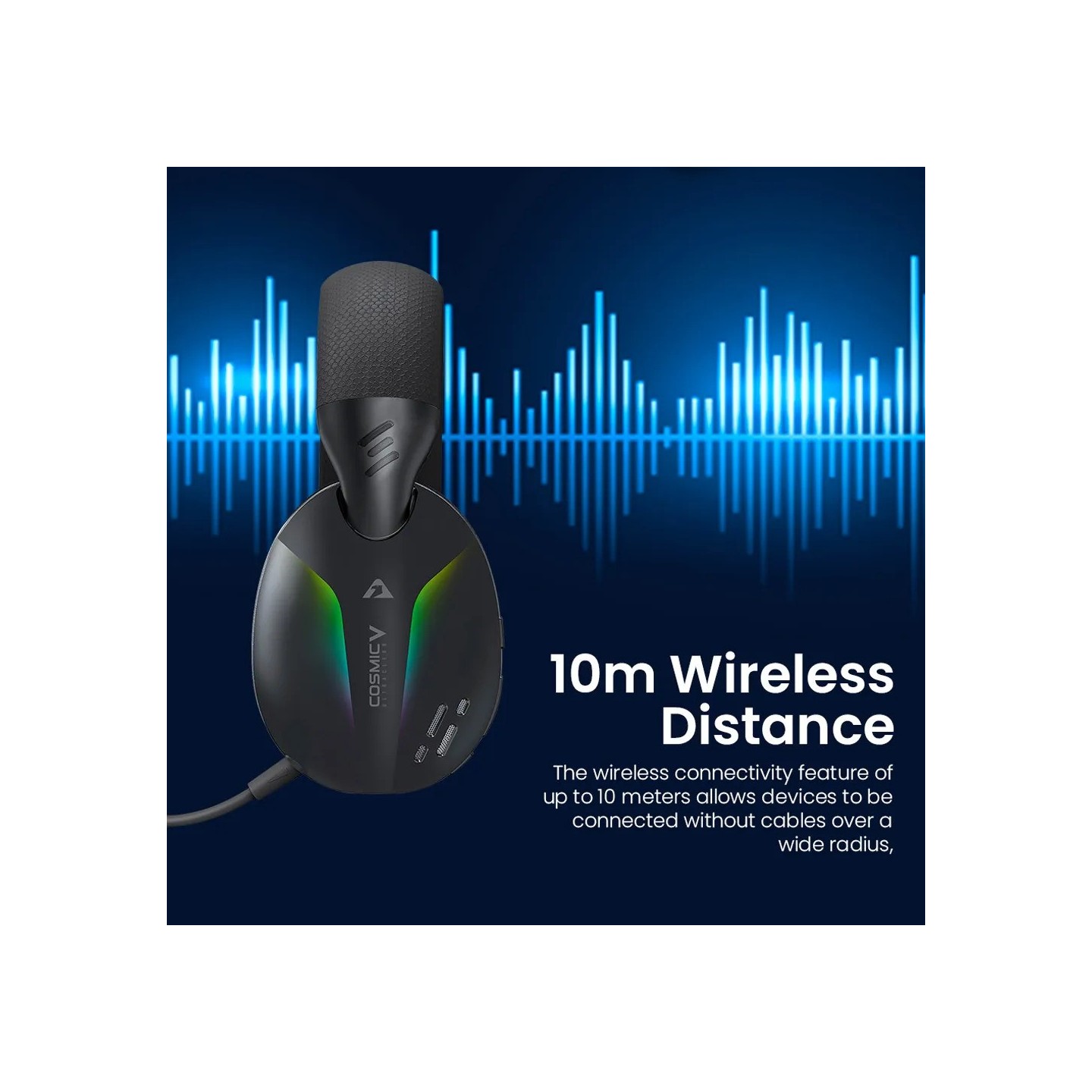 Armaggeddon Cosmic V Wireless Gaming Headset - Bluetooth 5.4 2.4GHz USB (Boxed) — Buy in Cyprus with Fast Delivery