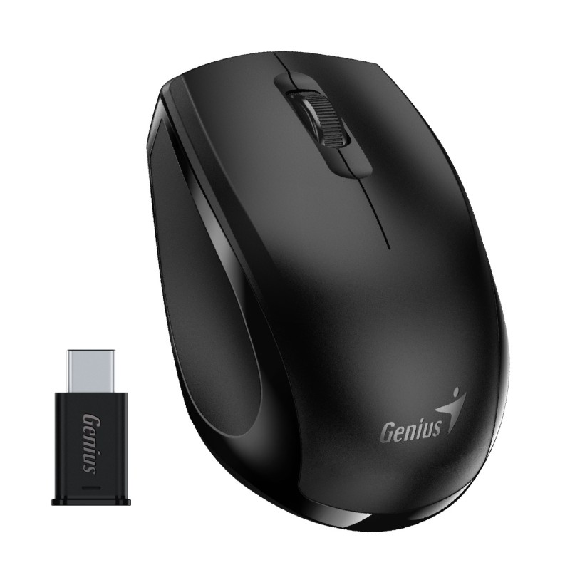 Buy Genius Mouse Wireless Silent USB-C Receiver - NX-8006S - Black in Cyprus, Nicosia, Limassol, Larnaka, Pafos