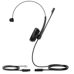Yealink YHS34 Mono Wideband Wired Headset - RJ9 QD Noise Cancelling (Boxed) — Buy in Cyprus with Fast Delivery