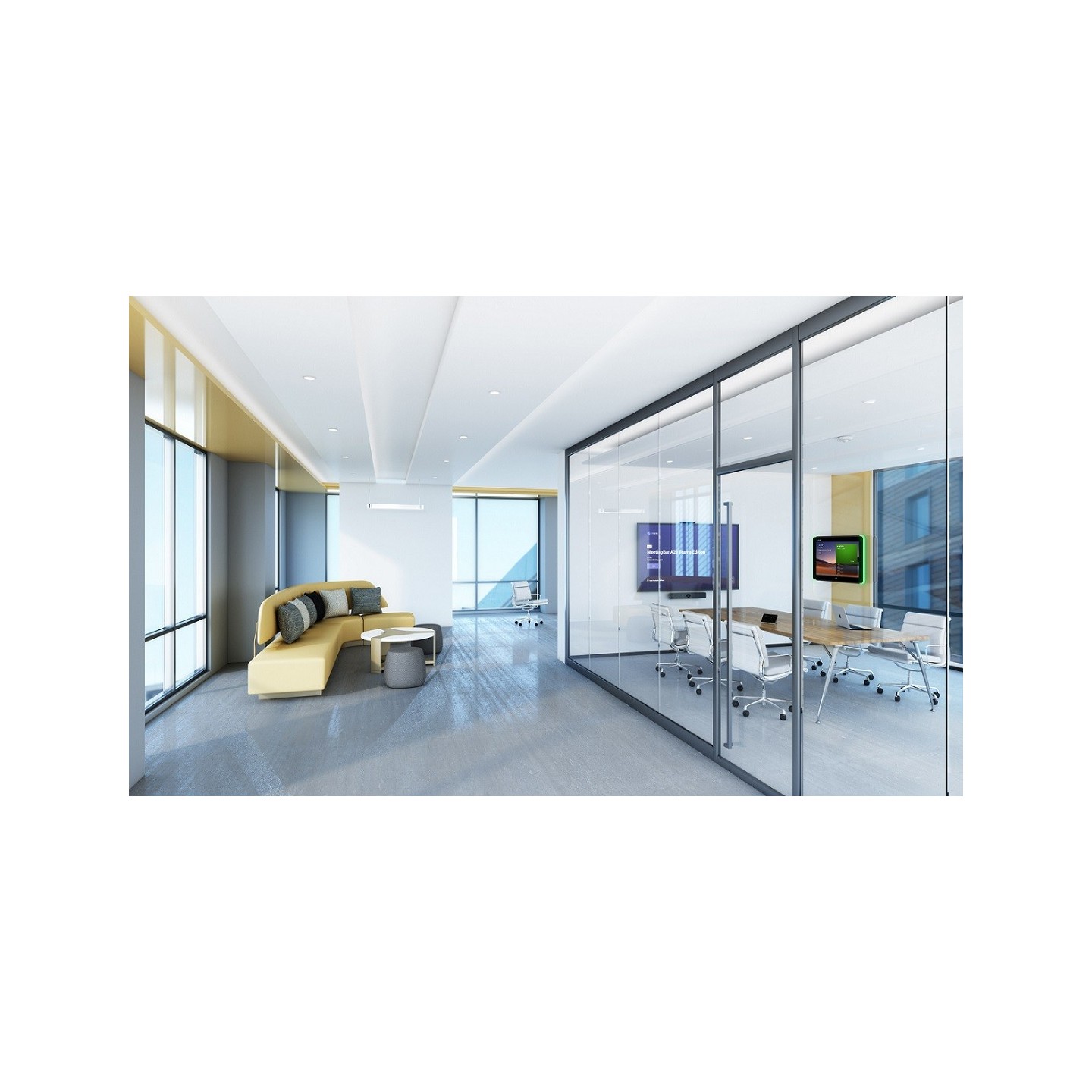 Yealink MS Teams Room Scheduling Device for Reservation & Status - 8'' Touch, PoE, Wi-Fi & Bluetooth