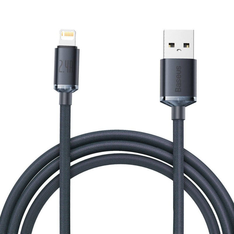 Buy Baseus Cable Lightning to USB-A Crystal Shine - 2m in Cyprus, Nicosia, Limassol, Larnaka, Pafos