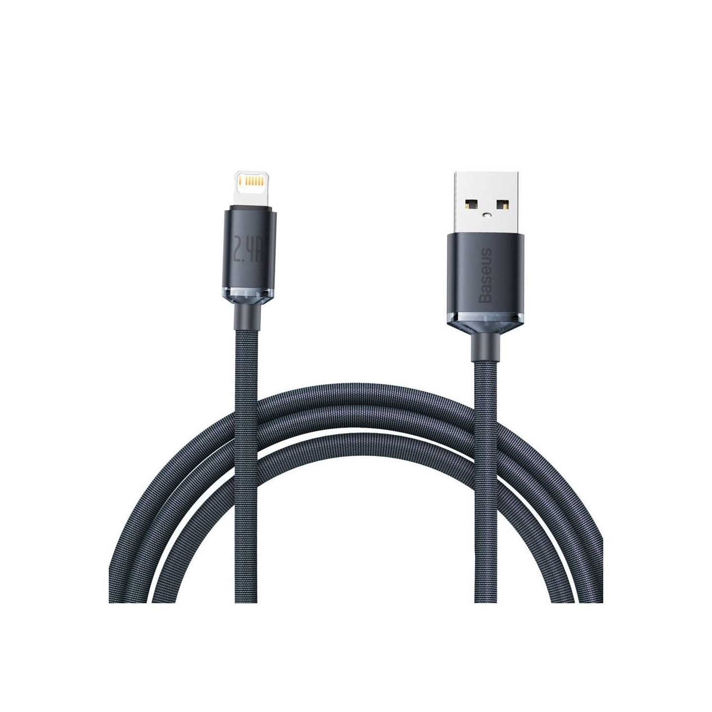 Baseus Cable Lightning to USB-A Crystal Shine - 2m — Buy in Cyprus with Fast Delivery