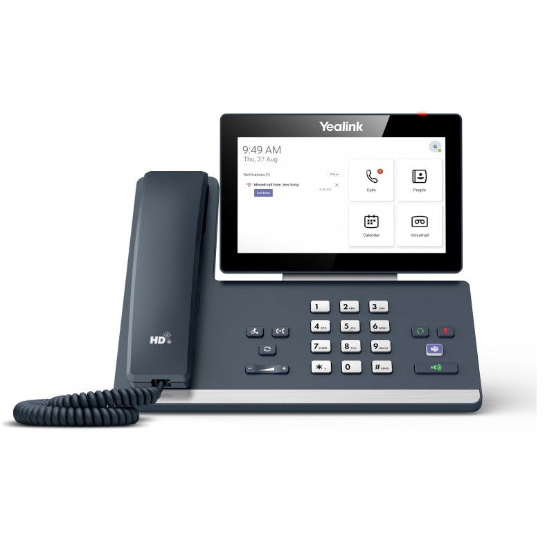 Yealink MS Teams Phone - MP58 TEAMS - with 7.0'' Touch Screen, USB, Bluetooth, Wi-Fi, Expansion & Hybrid Mode