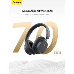 Buy Baseus Wireless Headphones Over Ear Bowie - D05 - Black in Cyprus, Nicosia, Limassol, Larnaka, Pafos