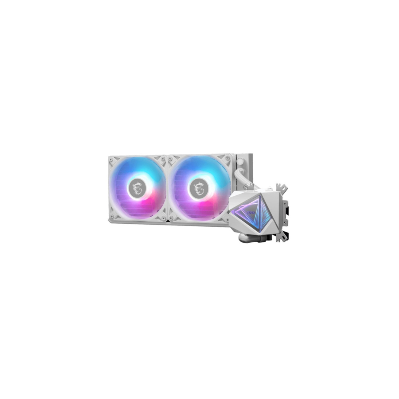 MSI MAG CORELIQUID I240 - 240mm AIO Liquid CPU Cooler - White — Buy in Cyprus with Fast Delivery