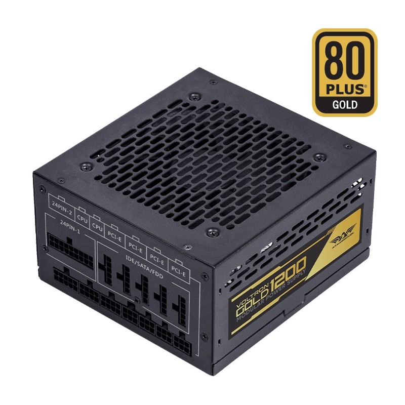 Buy Armaggeddon Gaming PSU 1200W Modular & Certified 80+ VOLTRON GOLD 1200 Black... in Cyprus, Nicosia, Limassol, Larnaka, Pafos