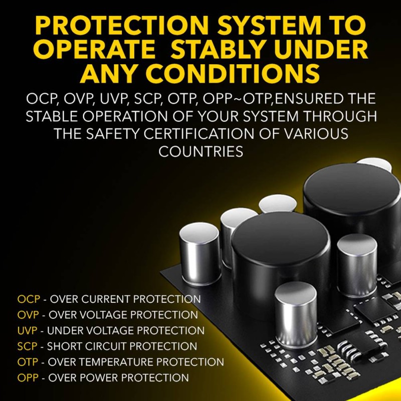 Buy Armaggeddon Gaming PSU 1200W Modular & Certified 80+ VOLTRON GOLD 1200 Black... in Cyprus, Nicosia, Limassol, Larnaka, Pafos