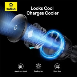 Buy Baseus Car Charger - Wireless AirVent Magnetic MagPro 15W Black in Cyprus, Nicosia, Limassol, Larnaka, Pafos