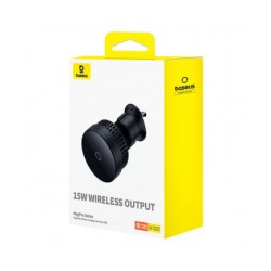 Buy Baseus Car Charger - Wireless AirVent Magnetic MagPro 15W Black in Cyprus, Nicosia, Limassol, Larnaka, Pafos