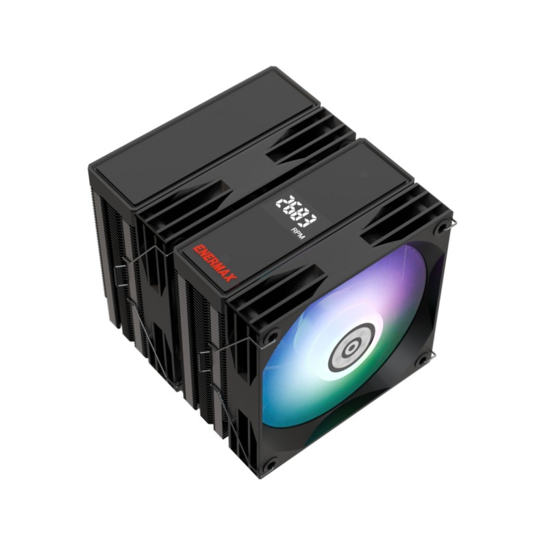 Buy Enermax ETS-TD60D ARGB CPU Air Cooler - Black, 120mm Fan, 6 Heatpipes, 280W TDP in Cyprus, Nicosia, Limassol, Larnaka, Pafos
