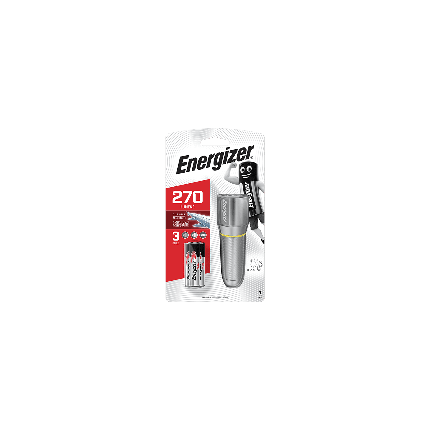 Energizer Light Torch - 270 Lumens (3xAAA) - Vision HD Metal — Buy in Cyprus with Fast Delivery