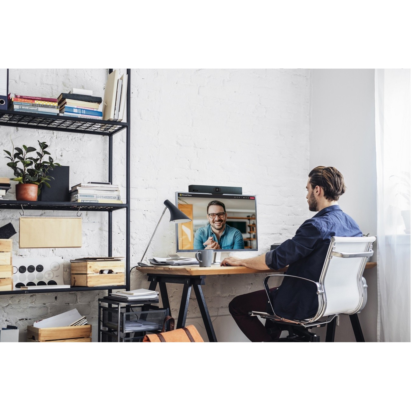 Yealink Video Conference Bar - UVC34 - USB with 4K Camera, 8 Microphones, Speaker & Autofocus
