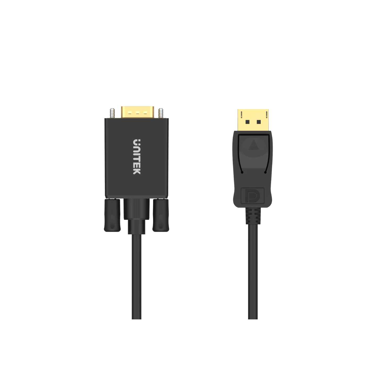 Unitek DisplayPort to VGA Cable - Y-5118F - 1.8m Black Gold Plated — Buy in Cyprus with Fast Delivery
