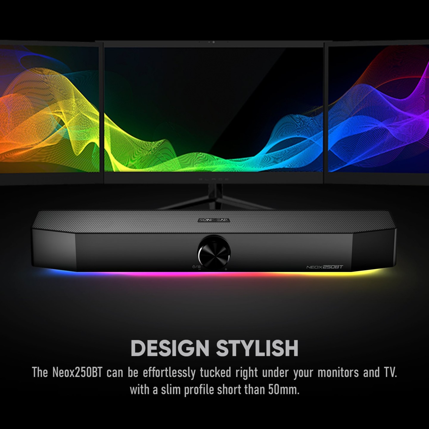 Sonicgear NEOX BT Soundbar - 250BT - 20W Black — Buy in Cyprus with Fast Delivery