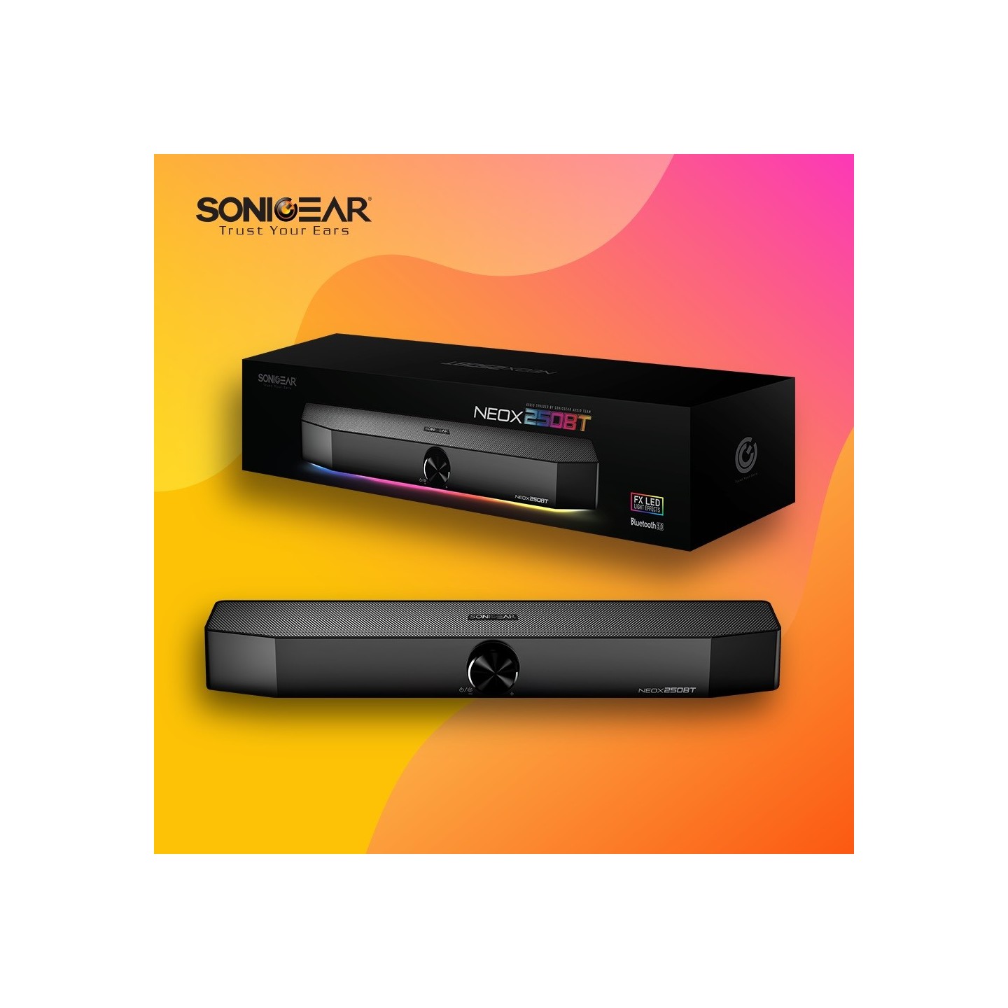 Sonicgear NEOX BT Soundbar - 250BT - 20W Black — Buy in Cyprus with Fast Delivery