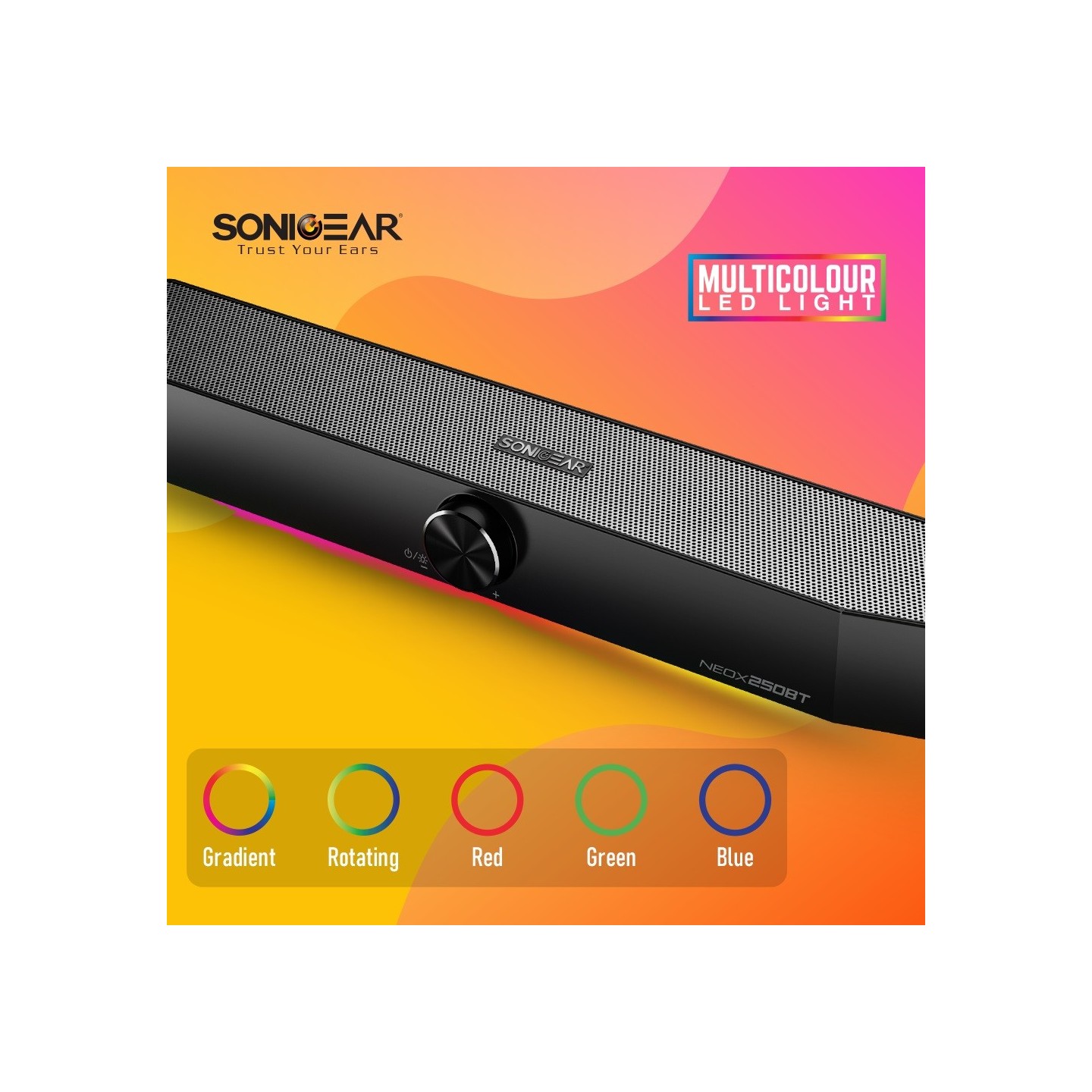 Sonicgear NEOX BT Soundbar - 250BT - 20W Black — Buy in Cyprus with Fast Delivery