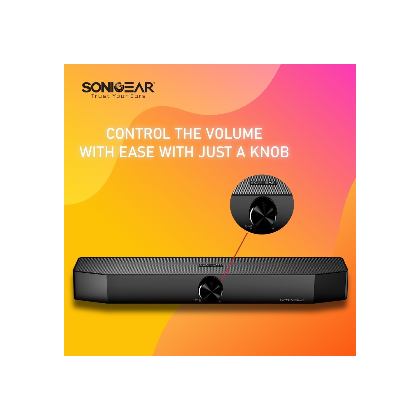 Sonicgear NEOX BT Soundbar - 250BT - 20W Black — Buy in Cyprus with Fast Delivery