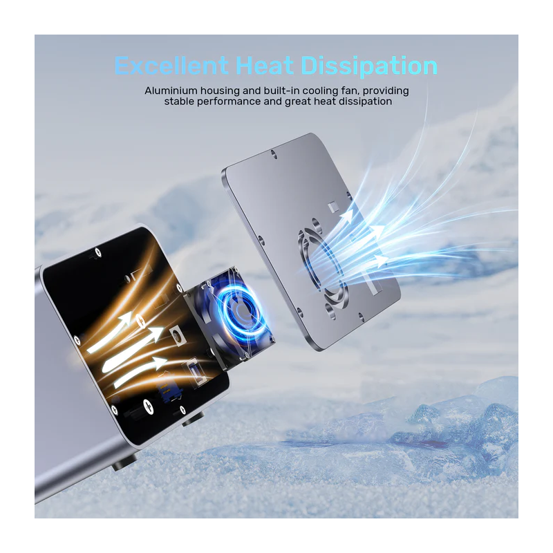 Buy Unitek USB-A 2-Bay External SATA HDD Enclosure - S1308B - with RAID in Cyprus, Nicosia, Limassol, Larnaka, Pafos