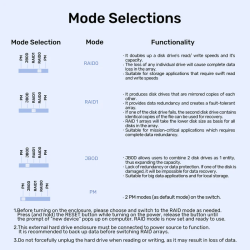 Buy Unitek USB-A 2-Bay External SATA HDD Enclosure - S1308B - with RAID in Cyprus, Nicosia, Limassol, Larnaka, Pafos