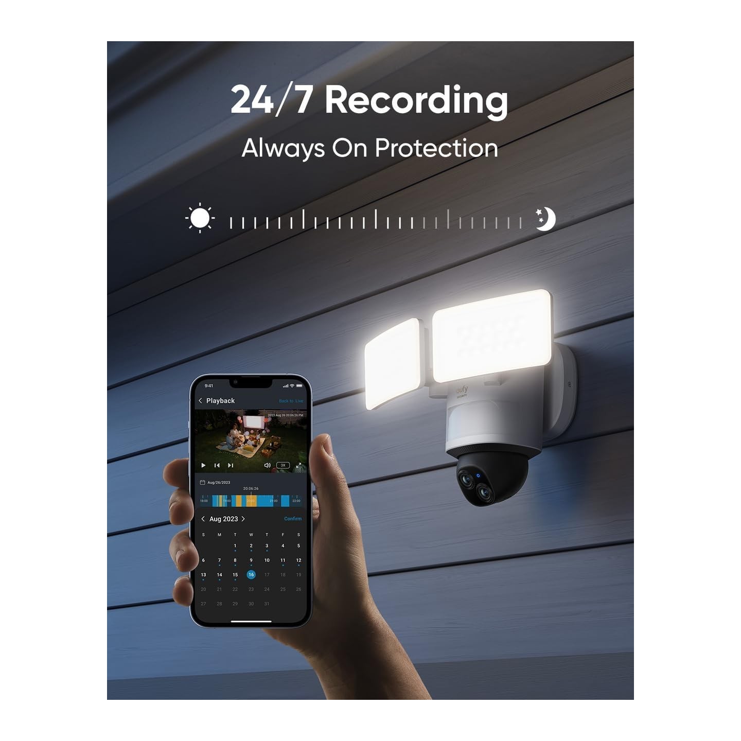 Anker Eufy Security Floodlight Camera - E340 - Floodlight Camera — Buy in Cyprus with Fast Delivery