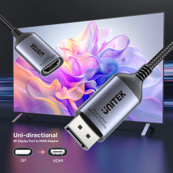 Unitek DisplayPort to HDMI Female Adaptor 8K60Hz - V1611A - 8K60Hz — Buy in Cyprus with Fast Delivery