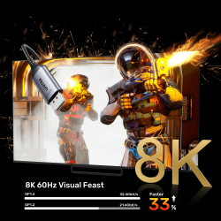 Unitek DisplayPort to HDMI Female Adaptor 8K60Hz - V1611A - 8K60Hz — Buy in Cyprus with Fast Delivery