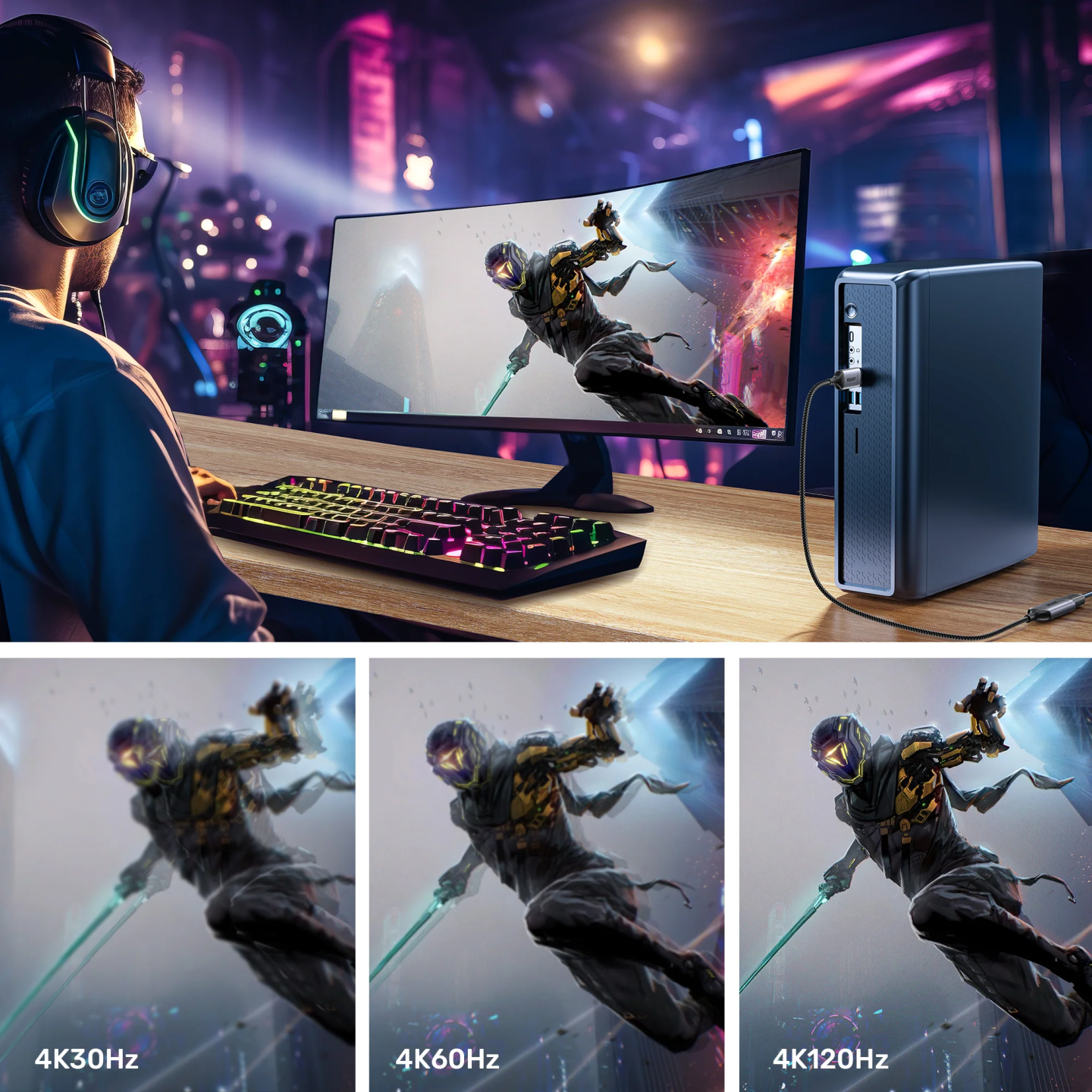 Unitek DisplayPort to HDMI Female Adaptor 8K60Hz - V1611A - 8K60Hz — Buy in Cyprus with Fast Delivery