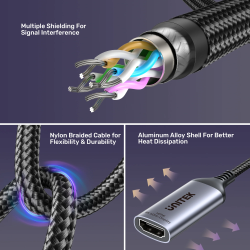 Unitek DisplayPort to HDMI Female Adaptor 8K60Hz - V1611A - 8K60Hz — Buy in Cyprus with Fast Delivery