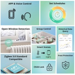 Buy Sonoff ZigBee Thermostatic Radiator Valve - ZigBee in Cyprus, Nicosia, Limassol, Larnaka, Pafos