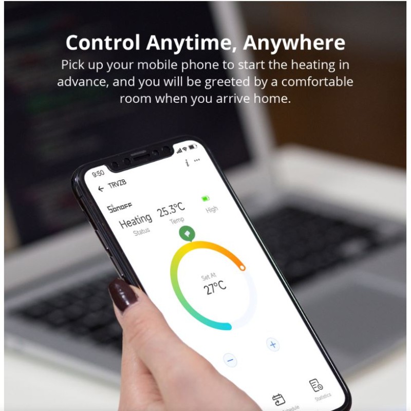 Buy Sonoff ZigBee Thermostatic Radiator Valve - ZigBee in Cyprus, Nicosia, Limassol, Larnaka, Pafos