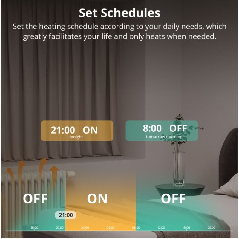 Buy Sonoff ZigBee Thermostatic Radiator Valve - ZigBee in Cyprus, Nicosia, Limassol, Larnaka, Pafos