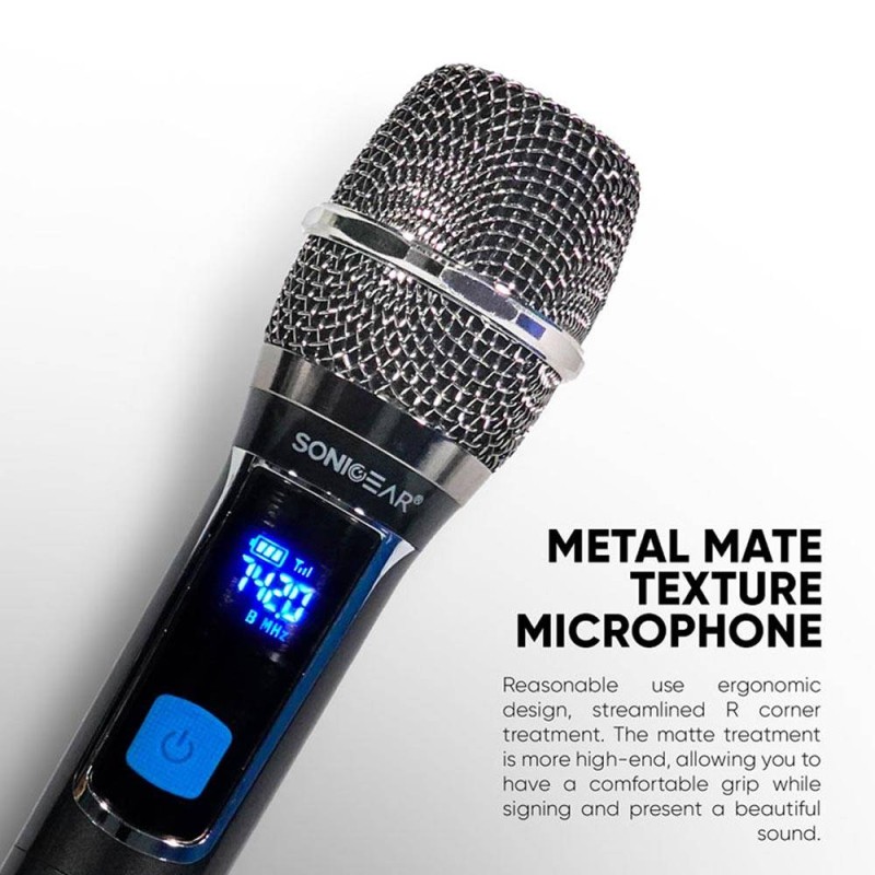 Buy SonicGear Wireless Microphones - WM 3300 UL - Dual 2 Wireless Microphones wi... in Cyprus, Nicosia, Limassol, Larnaka, Pafos
