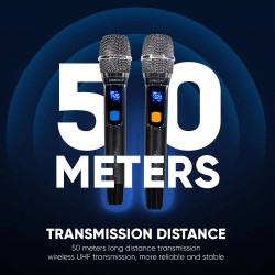 Buy SonicGear Wireless Microphones - WM 3300 UL - Dual 2 Wireless Microphones wi... in Cyprus, Nicosia, Limassol, Larnaka, Pafos