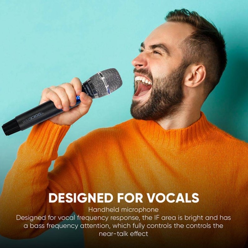 Buy SonicGear Wireless Microphones - WM 3300 UL - Dual 2 Wireless Microphones wi... in Cyprus, Nicosia, Limassol, Larnaka, Pafos