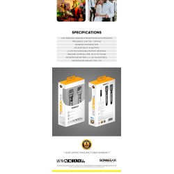Buy SonicGear Wireless Microphones - WM 3300 UL - Dual 2 Wireless Microphones wi... in Cyprus, Nicosia, Limassol, Larnaka, Pafos