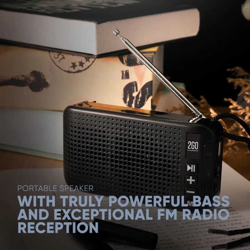 Buy SonicGear AudioBox - 2GO-RDO20 - Portable Solar & USB Rechargeable FM Radio ... in Cyprus, Nicosia, Limassol, Larnaka, Pafos