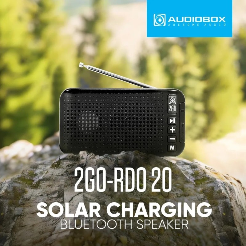 Buy SonicGear AudioBox - 2GO-RDO20 - Portable Solar & USB Rechargeable FM Radio ... in Cyprus, Nicosia, Limassol, Larnaka, Pafos