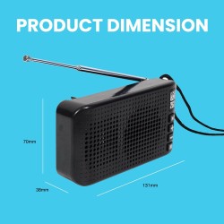 Buy SonicGear AudioBox - 2GO-RDO20 - Portable Solar & USB Rechargeable FM Radio ... in Cyprus, Nicosia, Limassol, Larnaka, Pafos
