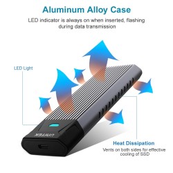 Buy Unitek USB3.1 Gen2 Type-C to M2 SSD NVMe Enclosure - S-1203A - USB3.1 Gen2 T... in Cyprus, Nicosia, Limassol, Larnaka, Pafos