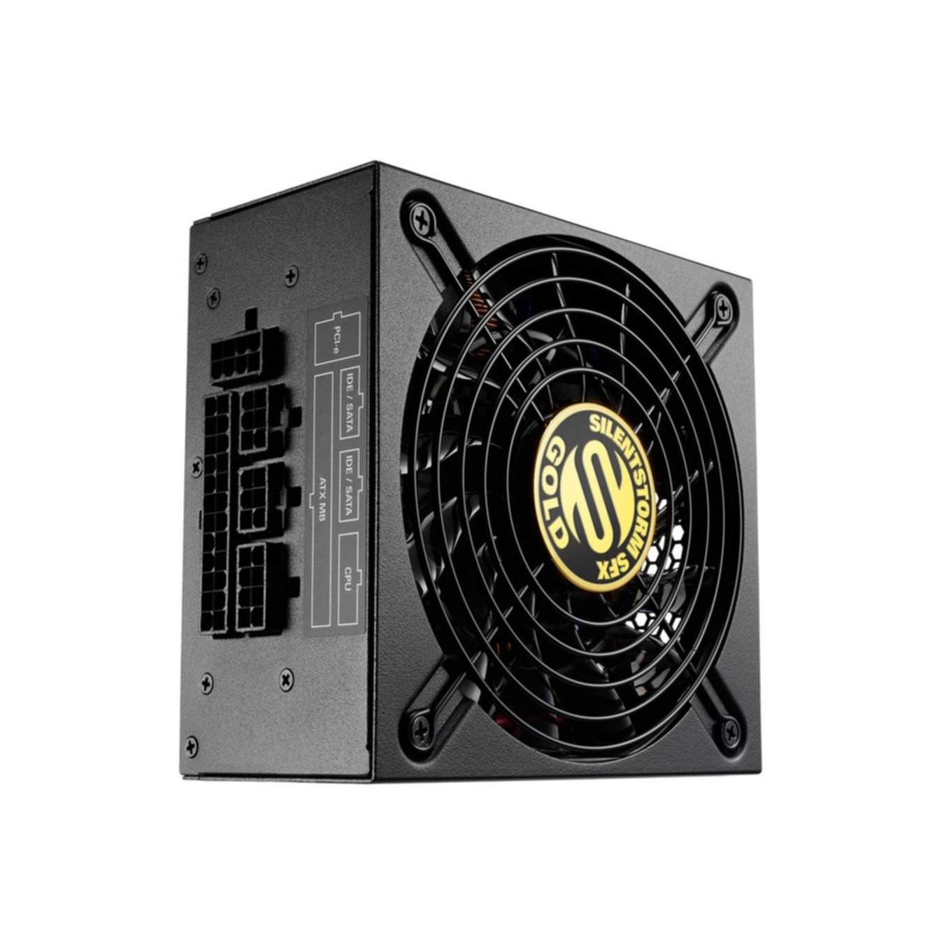 Sharkoon SilentStorm SFX Gold 500W - Fully-Modular SFX PSU, 80 PLUS Gold, 120mm Fan — Buy in Cyprus with Fast Delivery