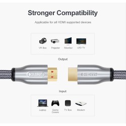 Buy Unitek Premium HDMI 2.0 Braided Cable 3.0m - Y-C139RGY - Premium HDMI 2.0 Br... in Cyprus, Nicosia, Limassol, Larnaka, Pafos