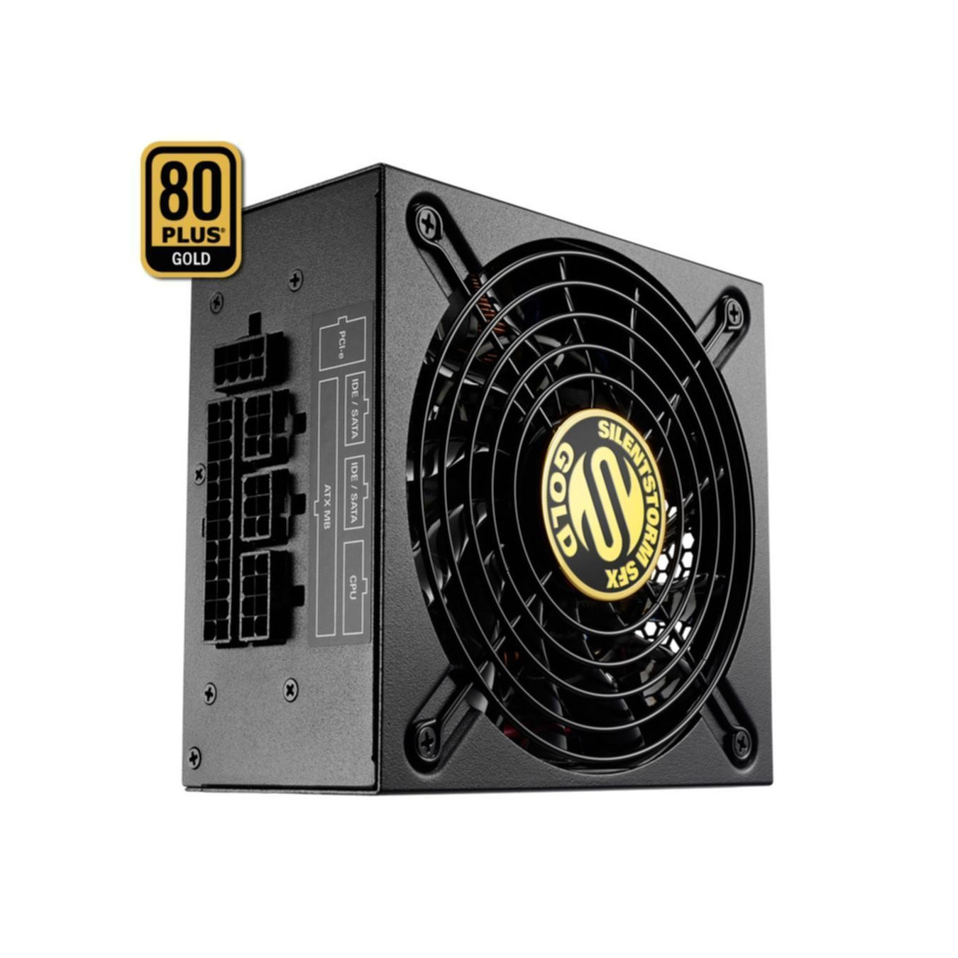 Sharkoon SilentStorm SFX Gold 500W - Fully-Modular SFX PSU, 80 PLUS Gold, 120mm Fan — Buy in Cyprus with Fast Delivery